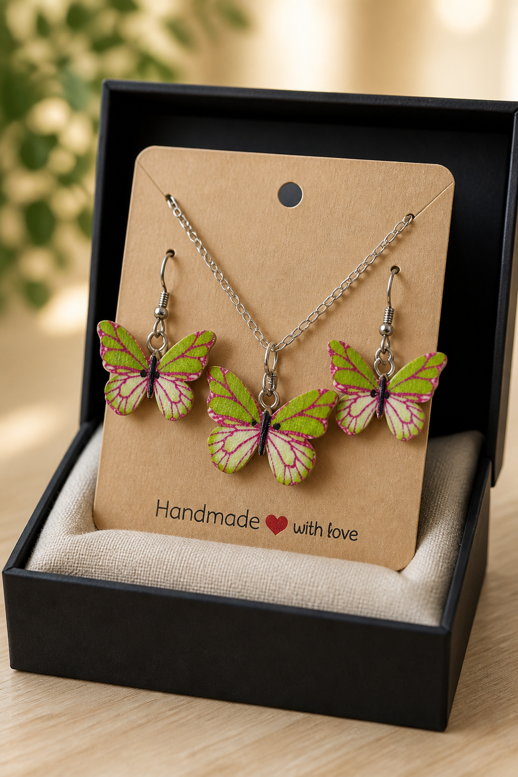 Neon Butterfly Garden