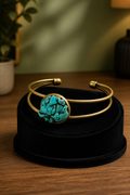 Turquoise Bronze Bracelet